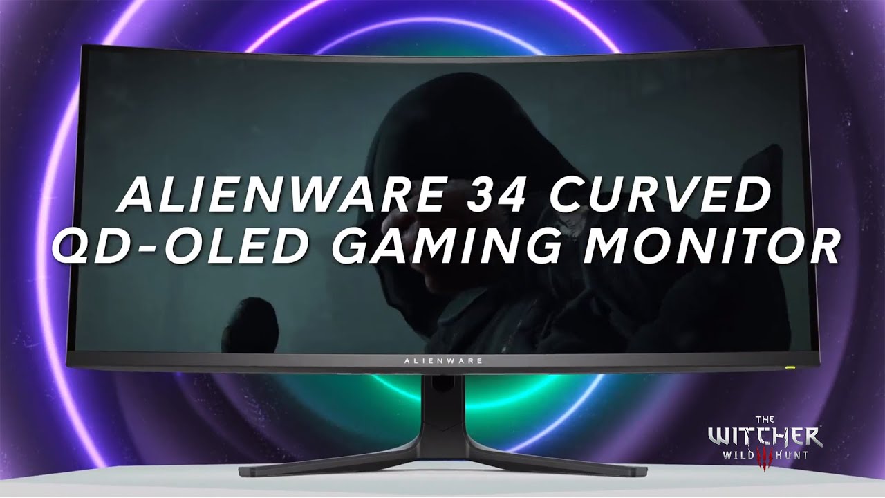 Dell Alienware 34 Curved Gaming Monitor, 34" WQHD QD-OLED Display, 165Hz Refresh Rate, 0.1ms (GtG) Response Time, AMD FreeSync Premium Pro Technology, 1.07b Display Colors, Black | AW3423DWF - Image 6